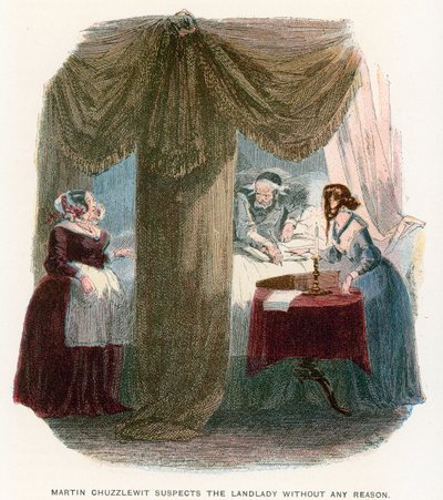 Illustration for Martin Chuzzlewit by Hablot Knight Browne